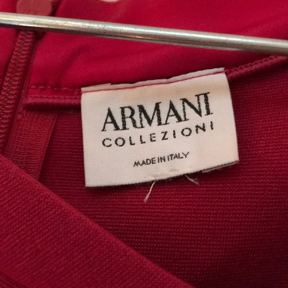 Designer Armani red dress - Picture 4 of 5